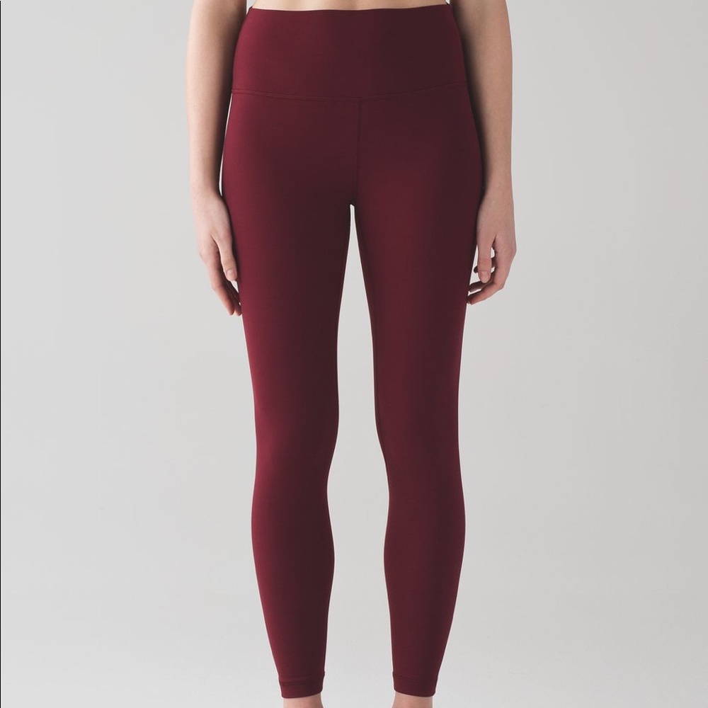 Lululemon Align Pant Deep Rouge Size 2
